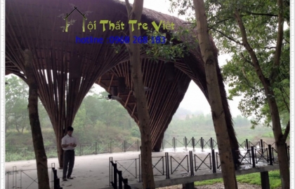 Viet nam bamboo house